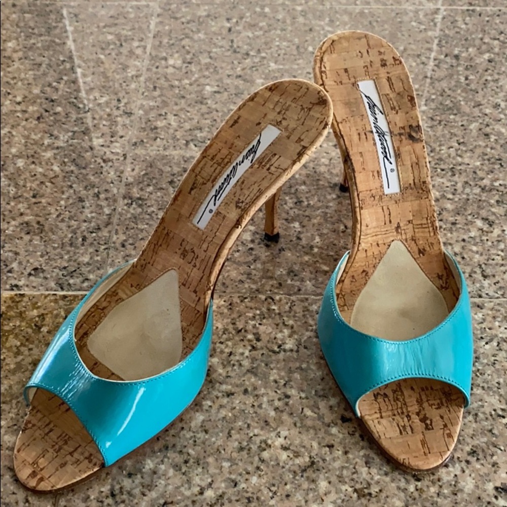 Blue Brian Atwood heels